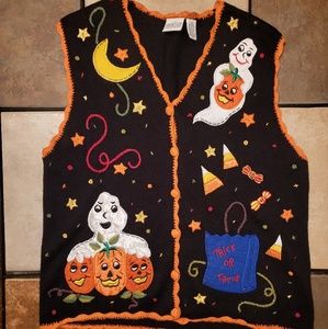 Sweaters - Vtg Ugly Halloween Sweater/ Vest Sweaters - Vtg Ugly Halloween Sweater/ Vest